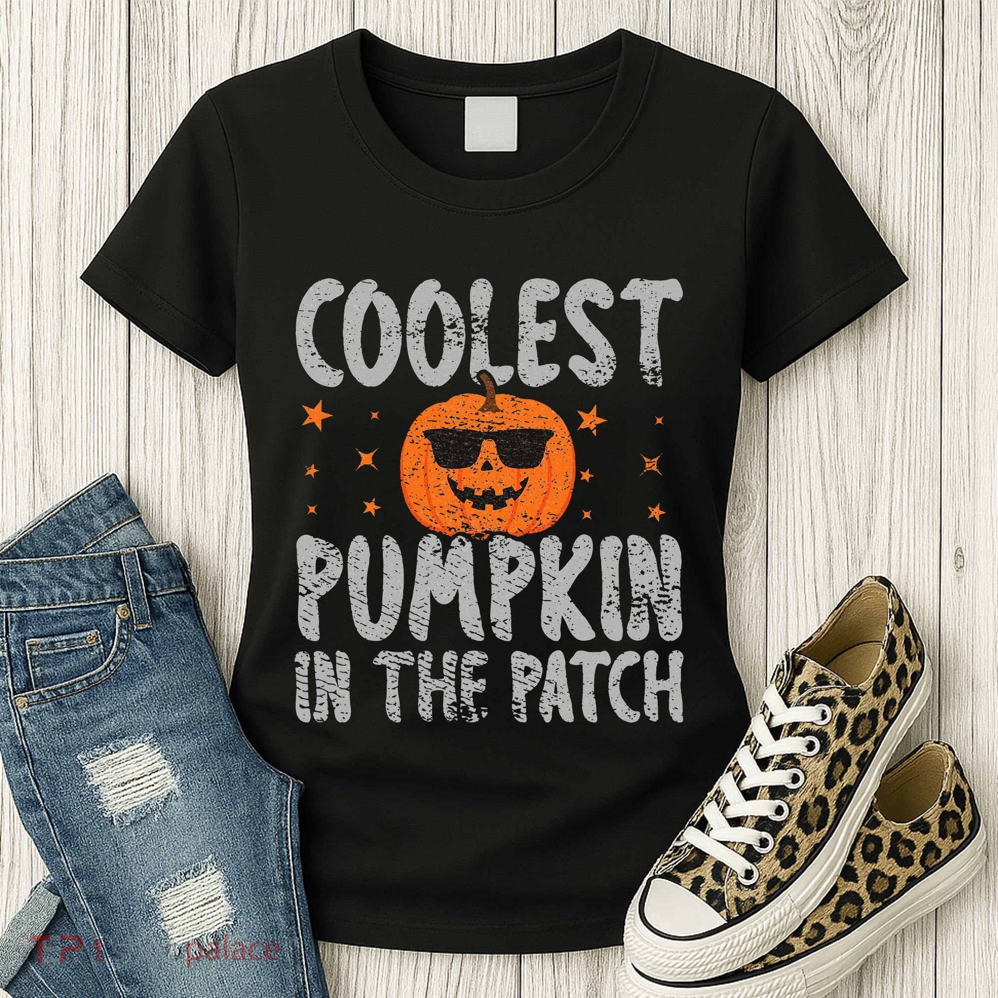 Coolest Pumpkin In The Patch Cute Halloween Women's T-Shirt
