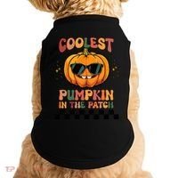 Coolest Pumpkin In The Patch Halloween Meaningful Gift Doggie Tank thumb 0