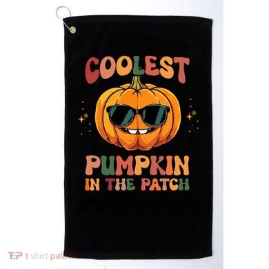 Coolest Pumpkin In The Patch Halloween Meaningful Gift Golf Towel