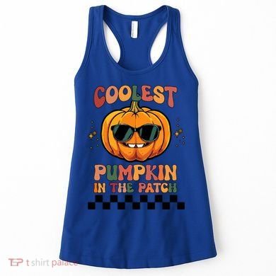 Coolest Pumpkin In The Patch Halloween Meaningful Gift Women's Tank Top