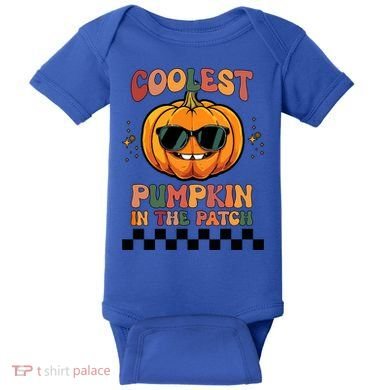 Coolest Pumpkin In The Patch Halloween Meaningful Gift Baby Bodysuit
