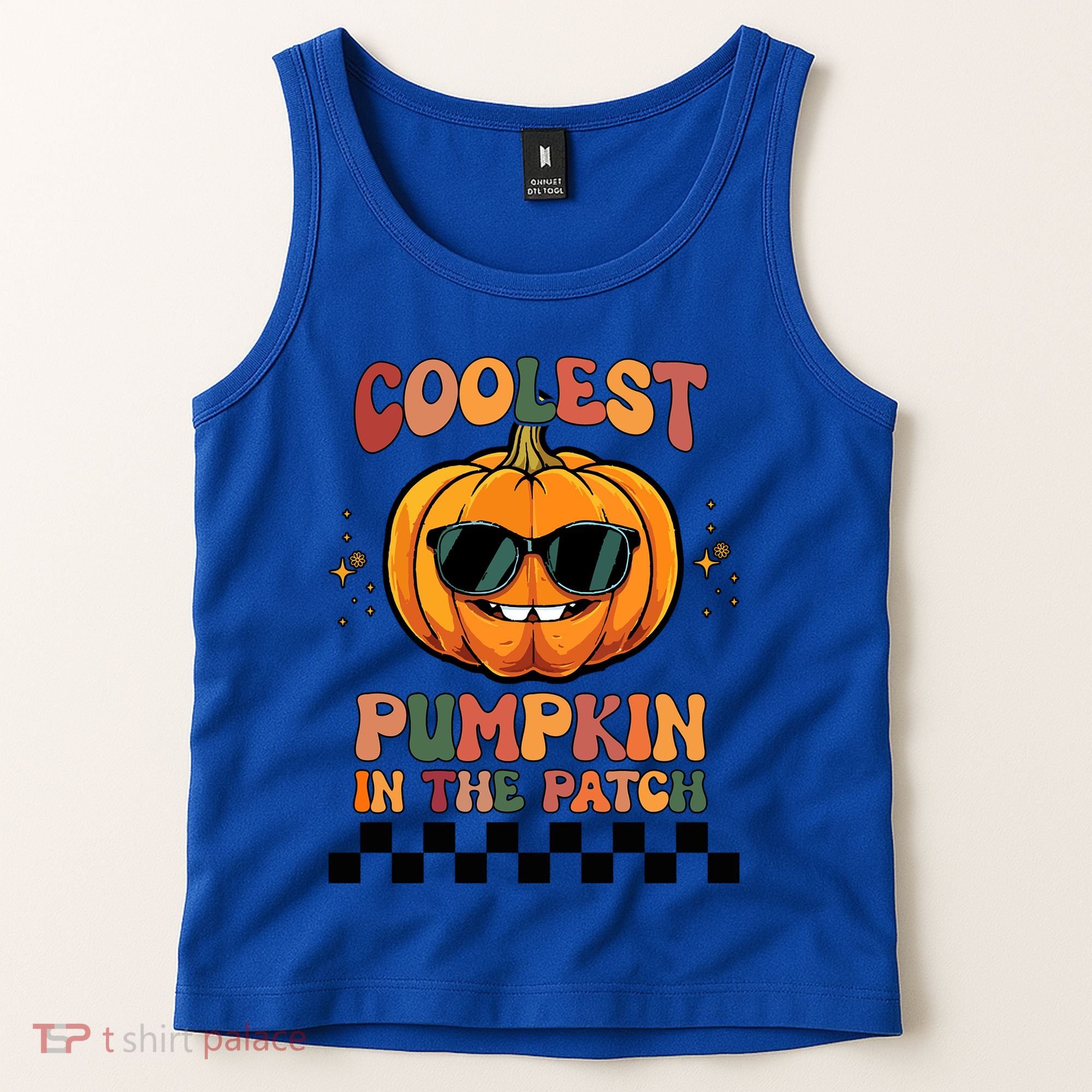 Coolest Pumpkin In The Patch Halloween Meaningful Gift Tank Top