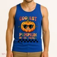 Coolest Pumpkin In The Patch Halloween Meaningful Gift Tank Top thumb 3