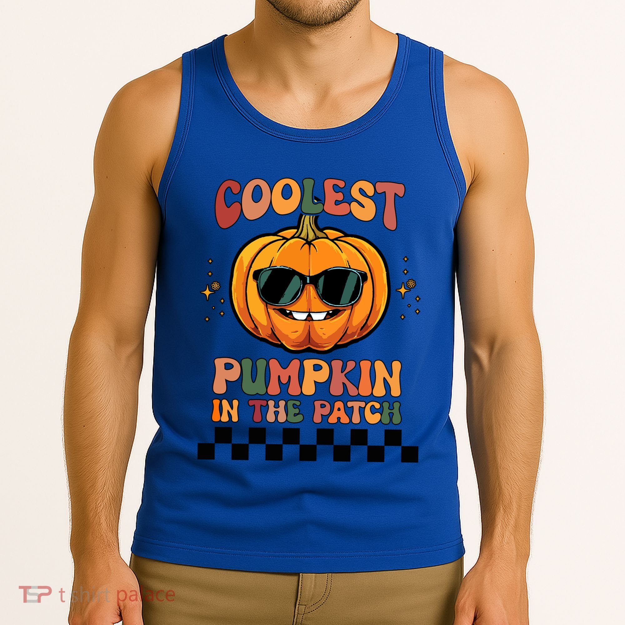 Coolest Pumpkin In The Patch Halloween Meaningful Gift Tank Top