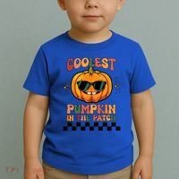 Coolest Pumpkin In The Patch Halloween Meaningful Gift Toddler T-Shirt thumb 2