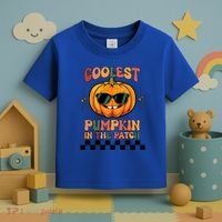 Coolest Pumpkin In The Patch Halloween Meaningful Gift Toddler T-Shirt thumb 3