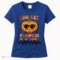 Coolest Pumpkin In The Patch Halloween Meaningful Gift Women's T-Shirt thumb 0