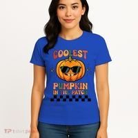 Coolest Pumpkin In The Patch Halloween Meaningful Gift Women's T-Shirt thumb 4