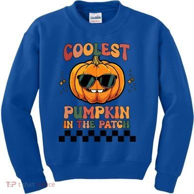 Coolest Pumpkin In The Patch Halloween Meaningful Gift Kids Sweatshirt