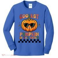 Coolest Pumpkin In The Patch Halloween Meaningful Gift Kids Long Sleeve Shirt thumb 0