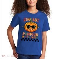 Coolest Pumpkin In The Patch Halloween Meaningful Gift Kids T-Shirt thumb 2