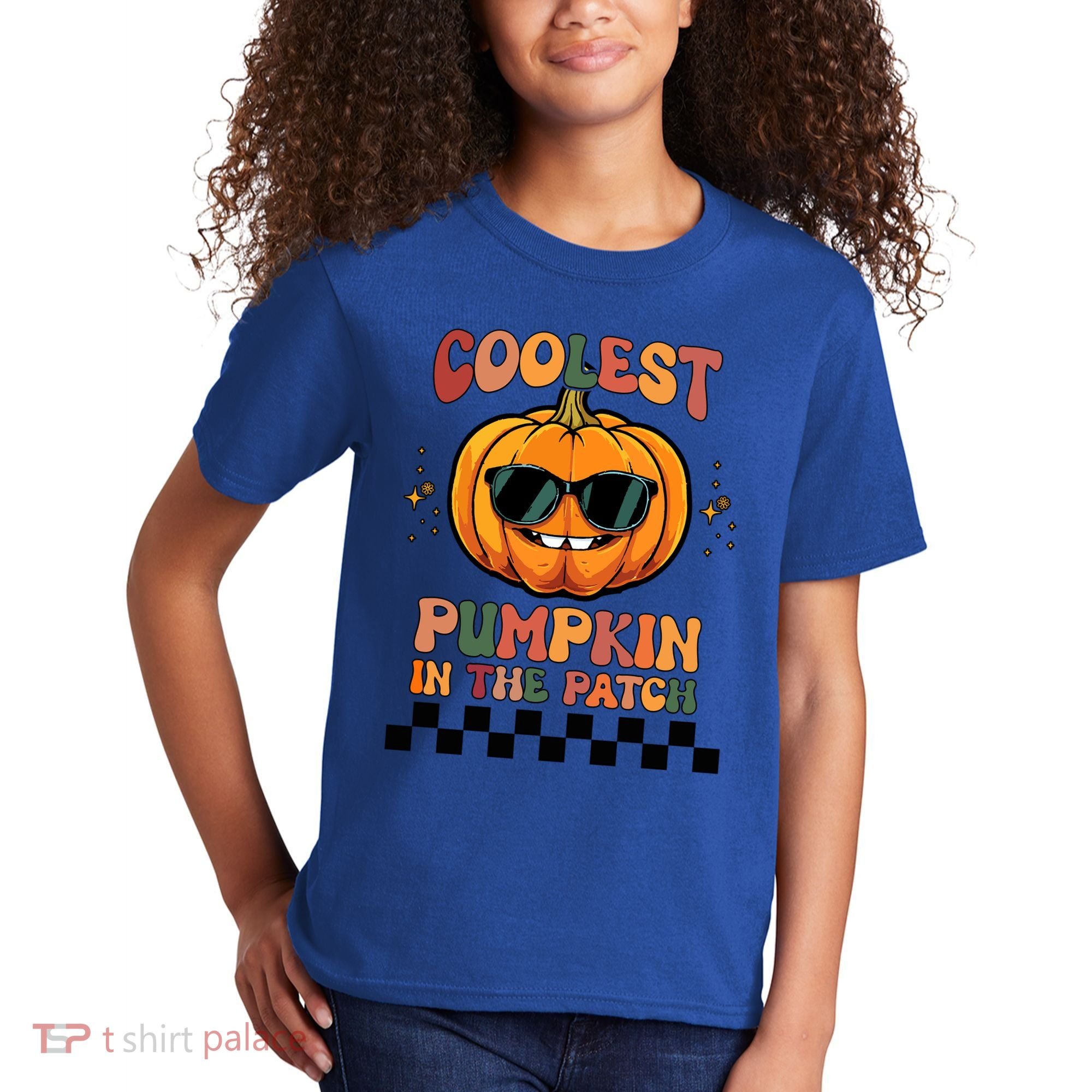 Coolest Pumpkin In The Patch Halloween Meaningful Gift Kids T-Shirt