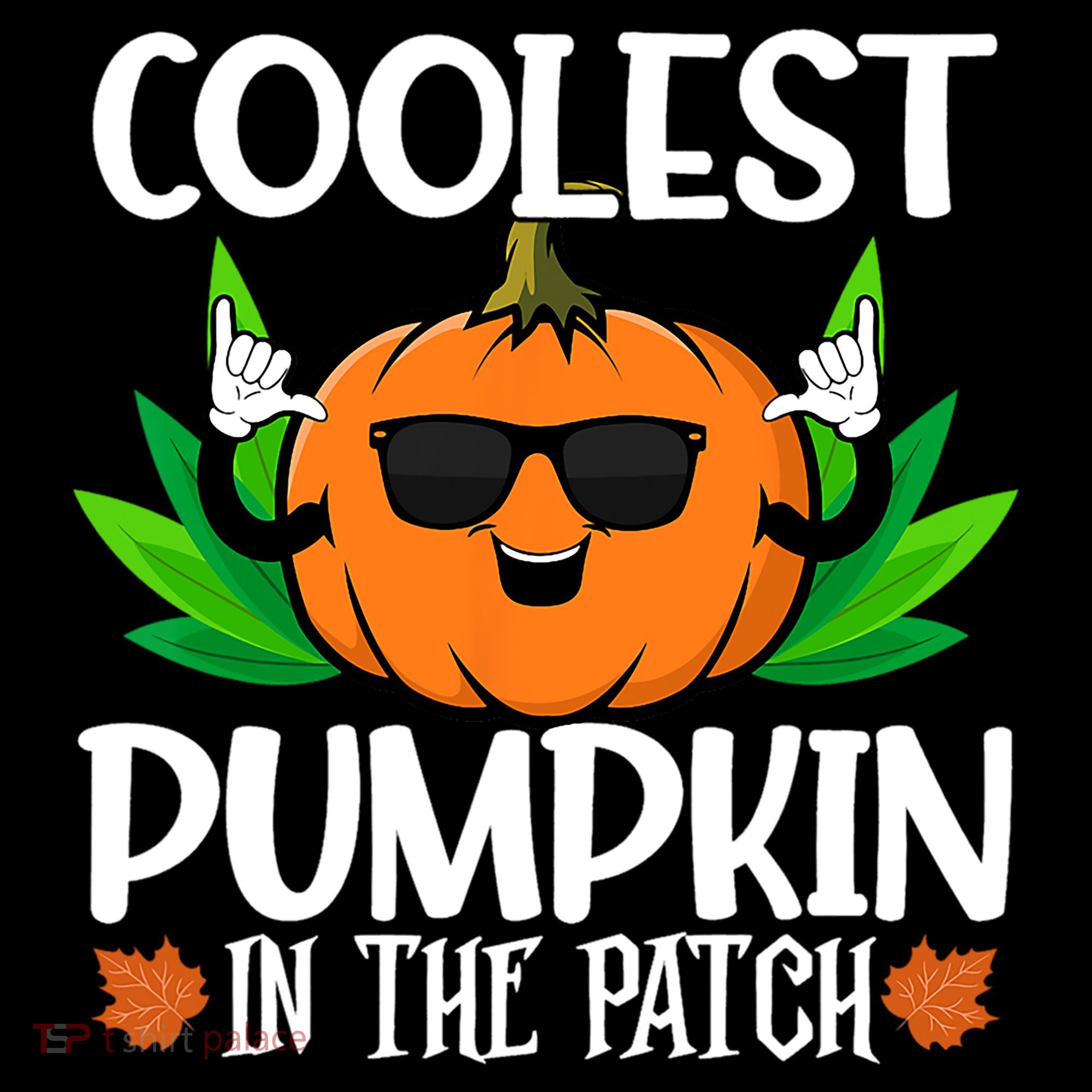 Coolest Pumpkin In The Patch Sunglasses Pumpkin Halloween Gift Women's Hoodie