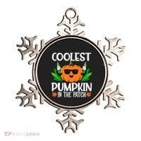 Coolest Pumpkin In The Patch Sunglasses Pumpkin Halloween Gift Ornament thumb 0