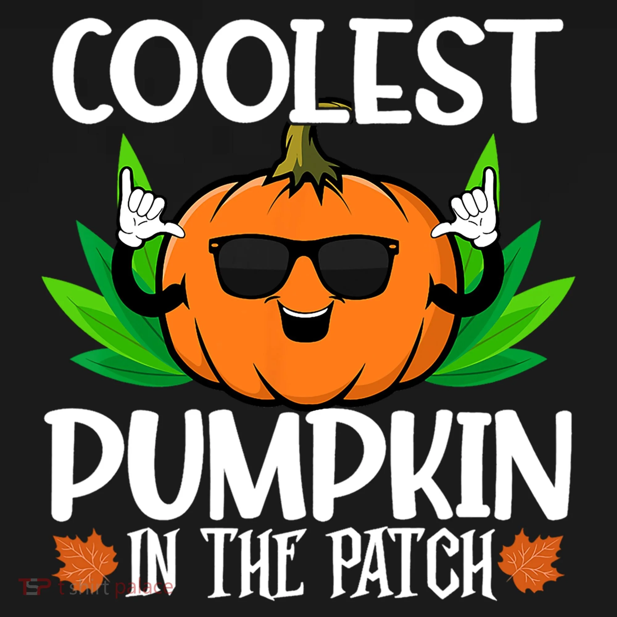 Coolest Pumpkin In The Patch Sunglasses Pumpkin Halloween Gift Ornament