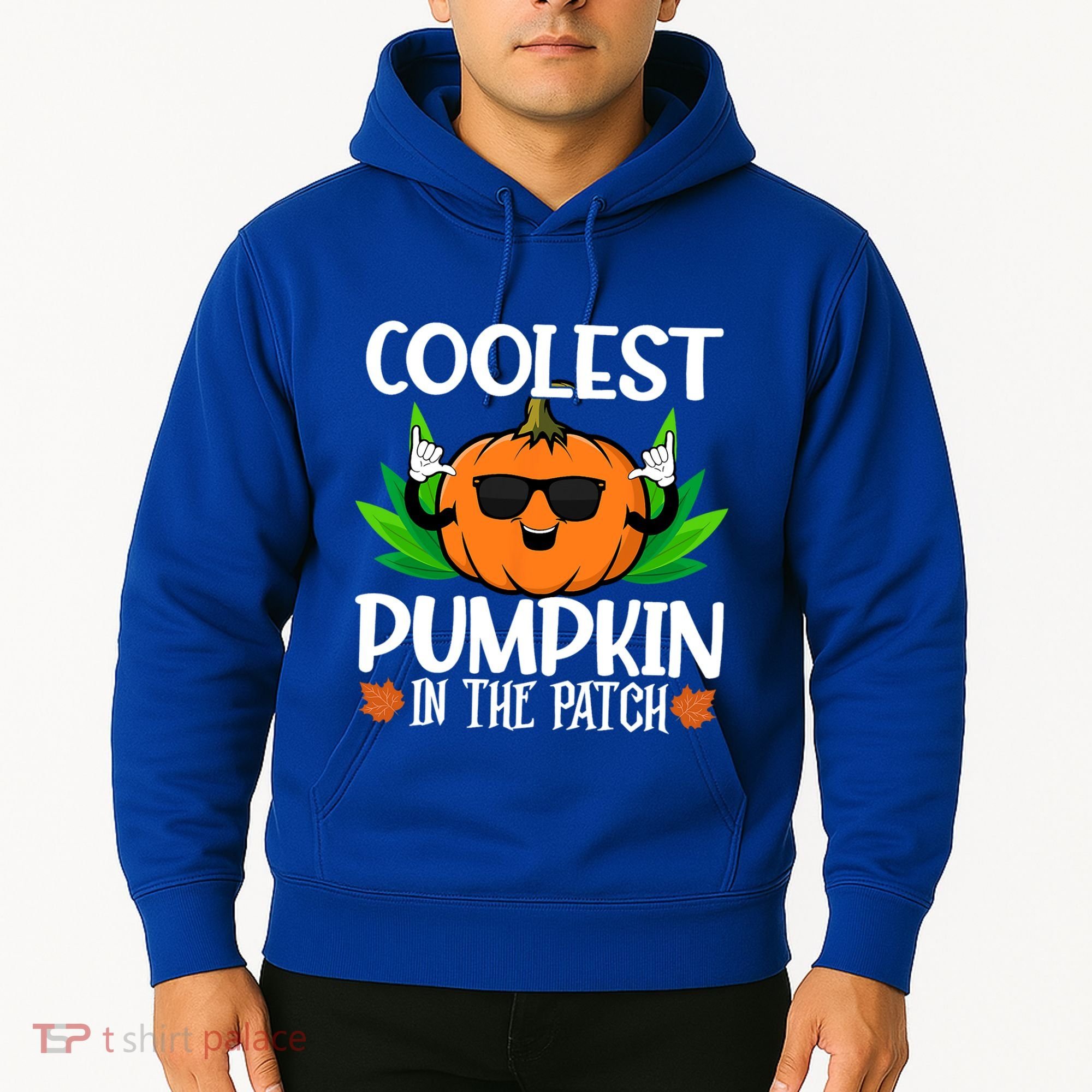 Coolest Pumpkin In The Patch Sunglasses Pumpkin Halloween Gift Hoodie
