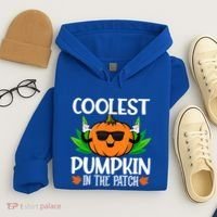 Coolest Pumpkin In The Patch Sunglasses Pumpkin Halloween Gift Hoodie thumb 4