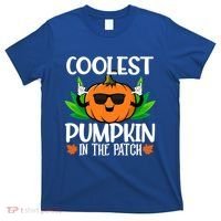 Coolest Pumpkin In The Patch Sunglasses Pumpkin Halloween Gift T-Shirt thumb 0