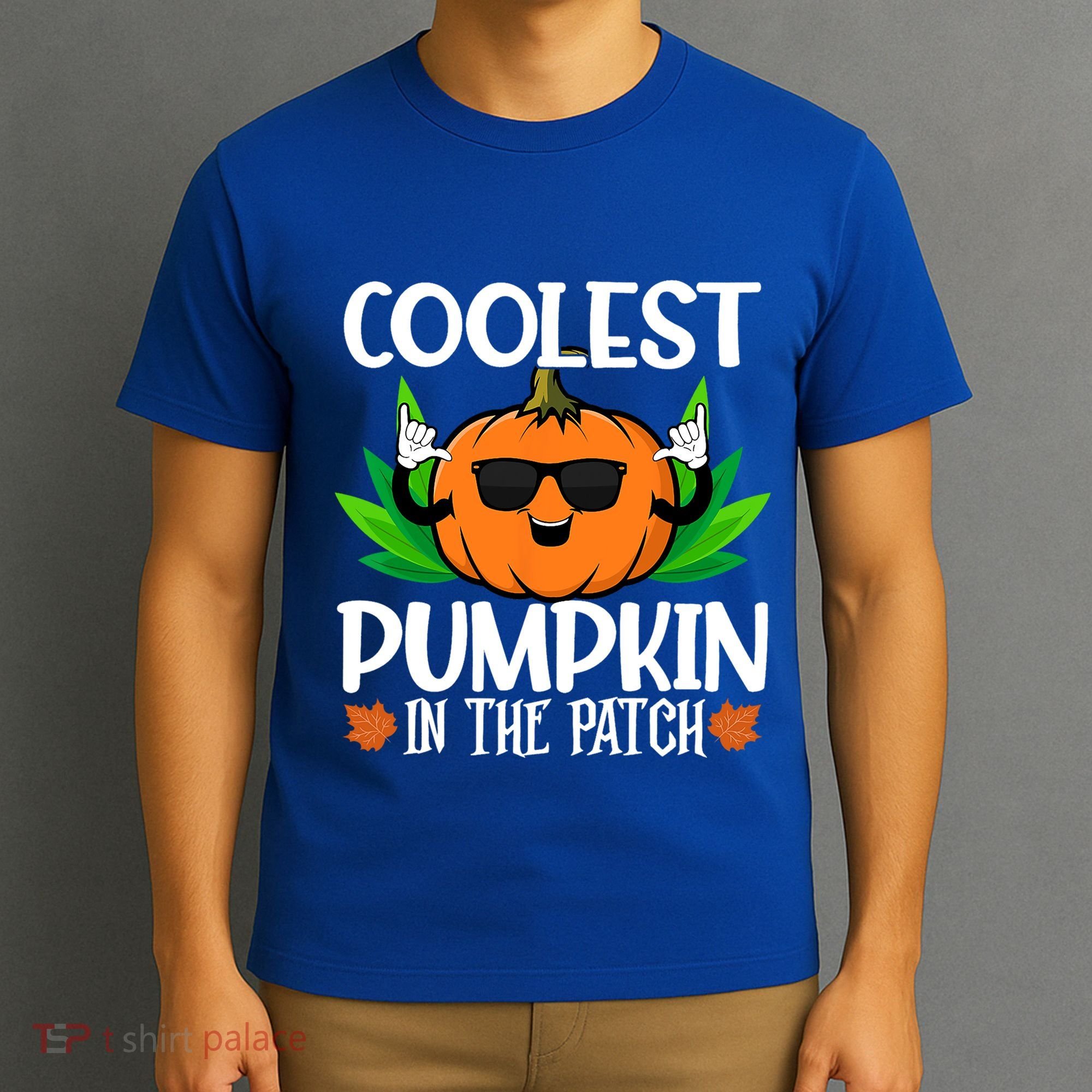 Coolest Pumpkin In The Patch Sunglasses Pumpkin Halloween Gift T-Shirt