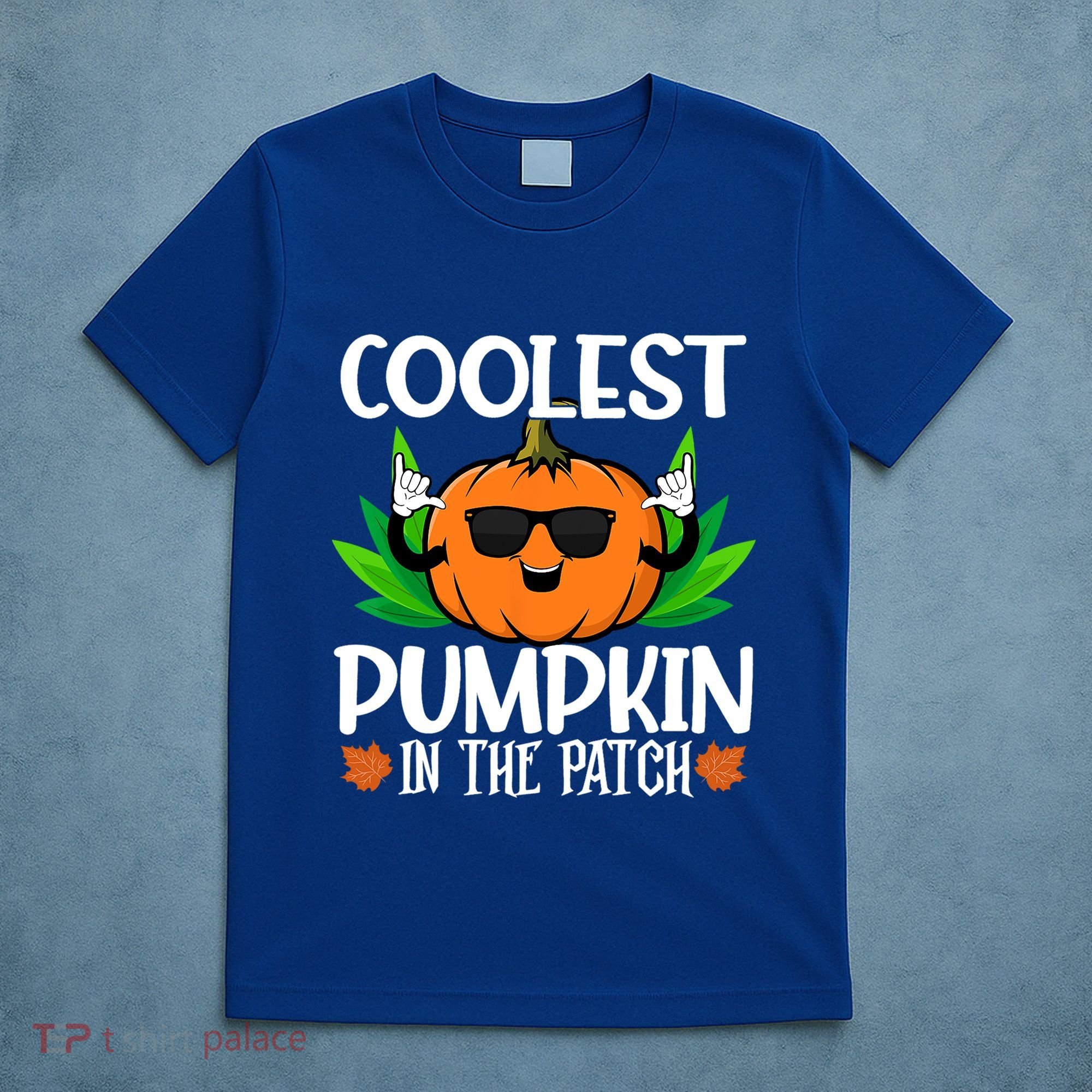 Coolest Pumpkin In The Patch Sunglasses Pumpkin Halloween Gift T-Shirt