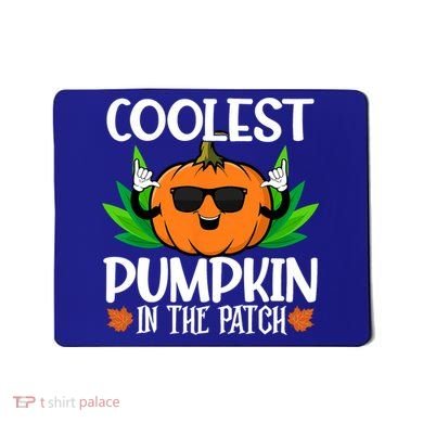 Coolest Pumpkin In The Patch Sunglasses Pumpkin Halloween Gift Mousepad