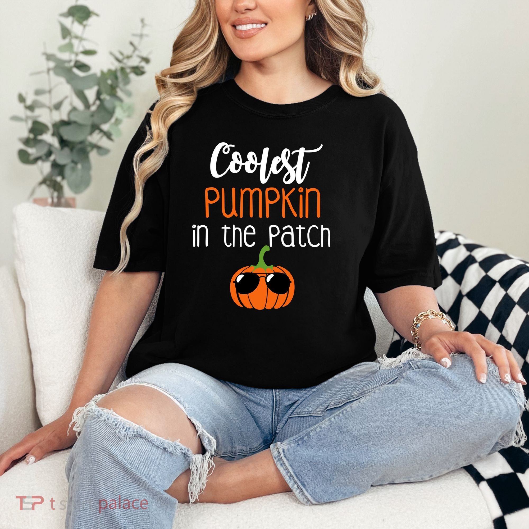 Coolest Pumpkin In The Patch Meaningful Gift Comfort Colors T-Shirt