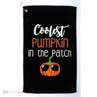 Coolest Pumpkin In The Patch Meaningful Gift Golf Towel thumb 0