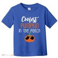 Coolest Pumpkin In The Patch Meaningful Gift Toddler T-Shirt thumb 0