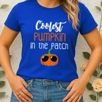 Coolest Pumpkin In The Patch Meaningful Gift Women's T-Shirt thumb 2