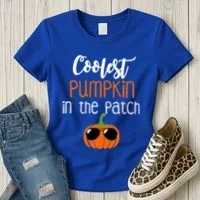 Coolest Pumpkin In The Patch Meaningful Gift Women's T-Shirt thumb 3