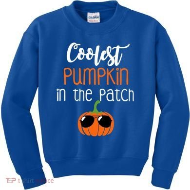 Coolest Pumpkin In The Patch Meaningful Gift Kids Sweatshirt