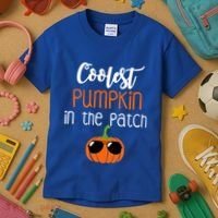 Coolest Pumpkin In The Patch Meaningful Gift Kids T-Shirt thumb 3