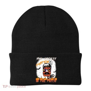 Coolest Pumpkin In The Patch Funny Halloween Dad Gift Cute Gift Beanie