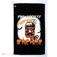 Coolest Pumpkin In The Patch Funny Halloween Dad Gift Cute Gift Golf Towel thumb 0