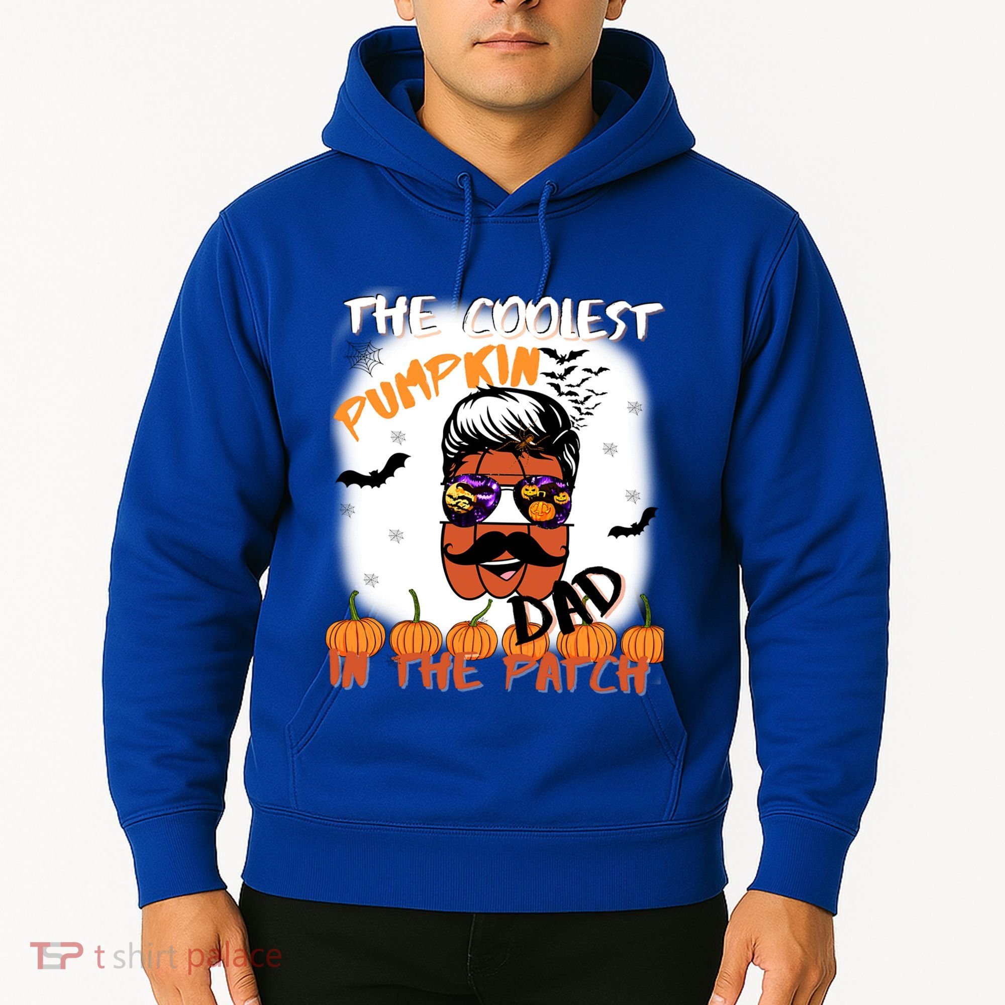 Coolest Pumpkin In The Patch Funny Halloween Dad Gift Cute Gift Hoodie