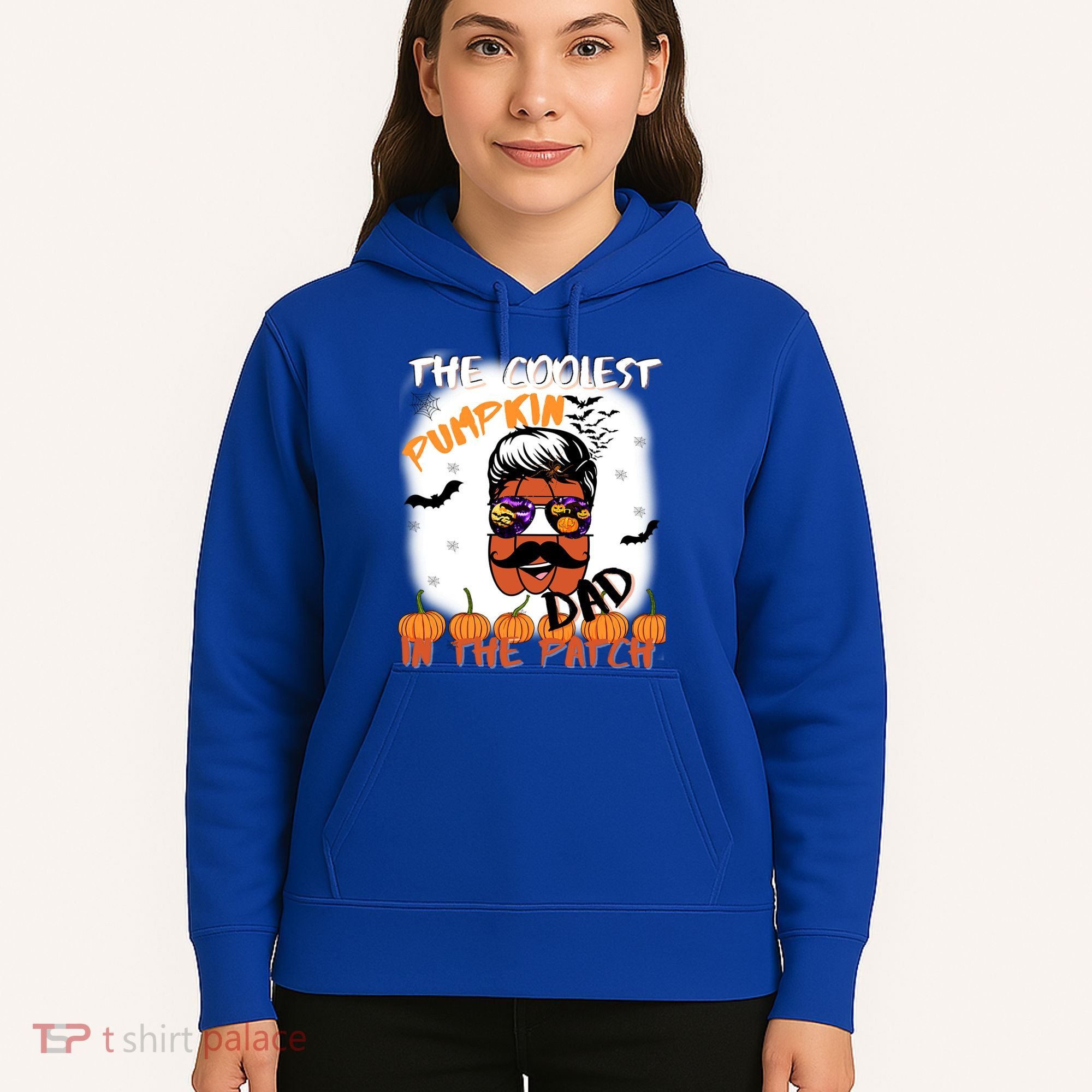 Coolest Pumpkin In The Patch Funny Halloween Dad Gift Cute Gift Hoodie