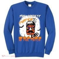Coolest Pumpkin In The Patch Funny Halloween Dad Gift Cute Gift Sweatshirt thumb 0