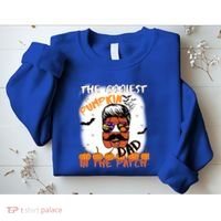Coolest Pumpkin In The Patch Funny Halloween Dad Gift Cute Gift Sweatshirt thumb 2