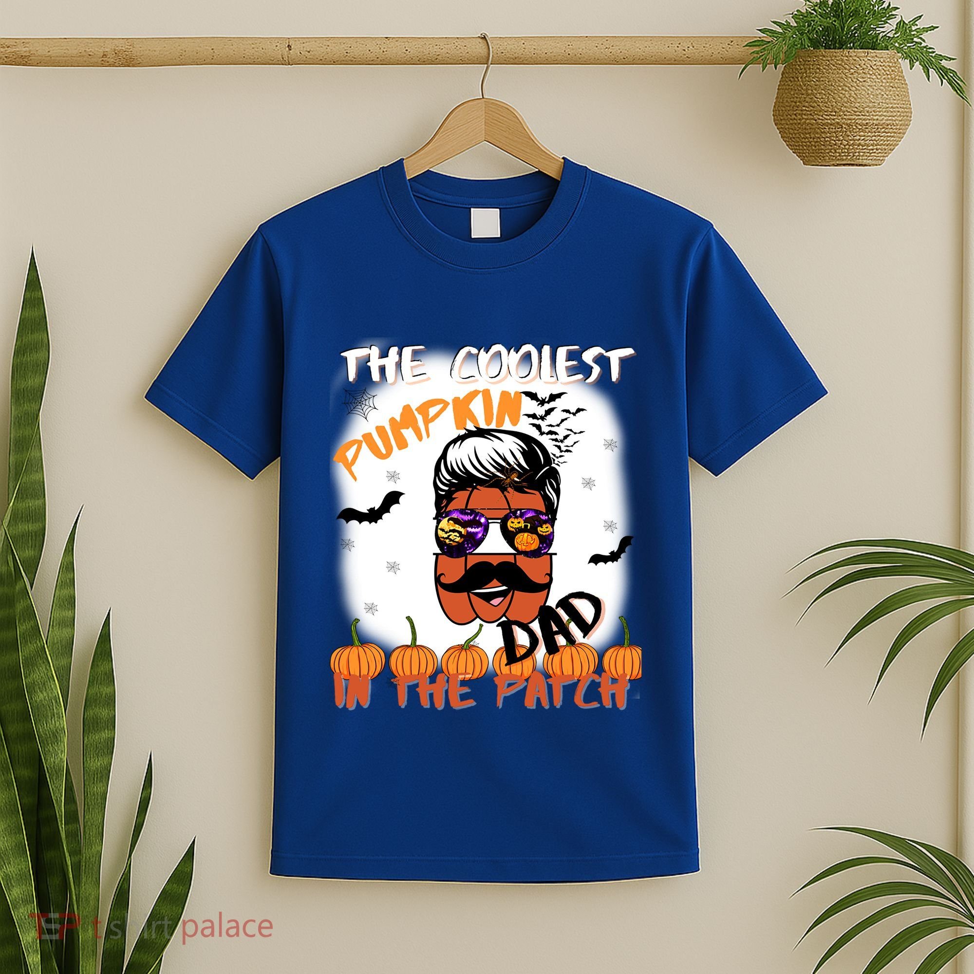 Coolest Pumpkin In The Patch Funny Halloween Dad Gift Cute Gift T-Shirt