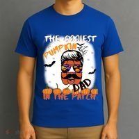Coolest Pumpkin In The Patch Funny Halloween Dad Gift Cute Gift T-Shirt thumb 3