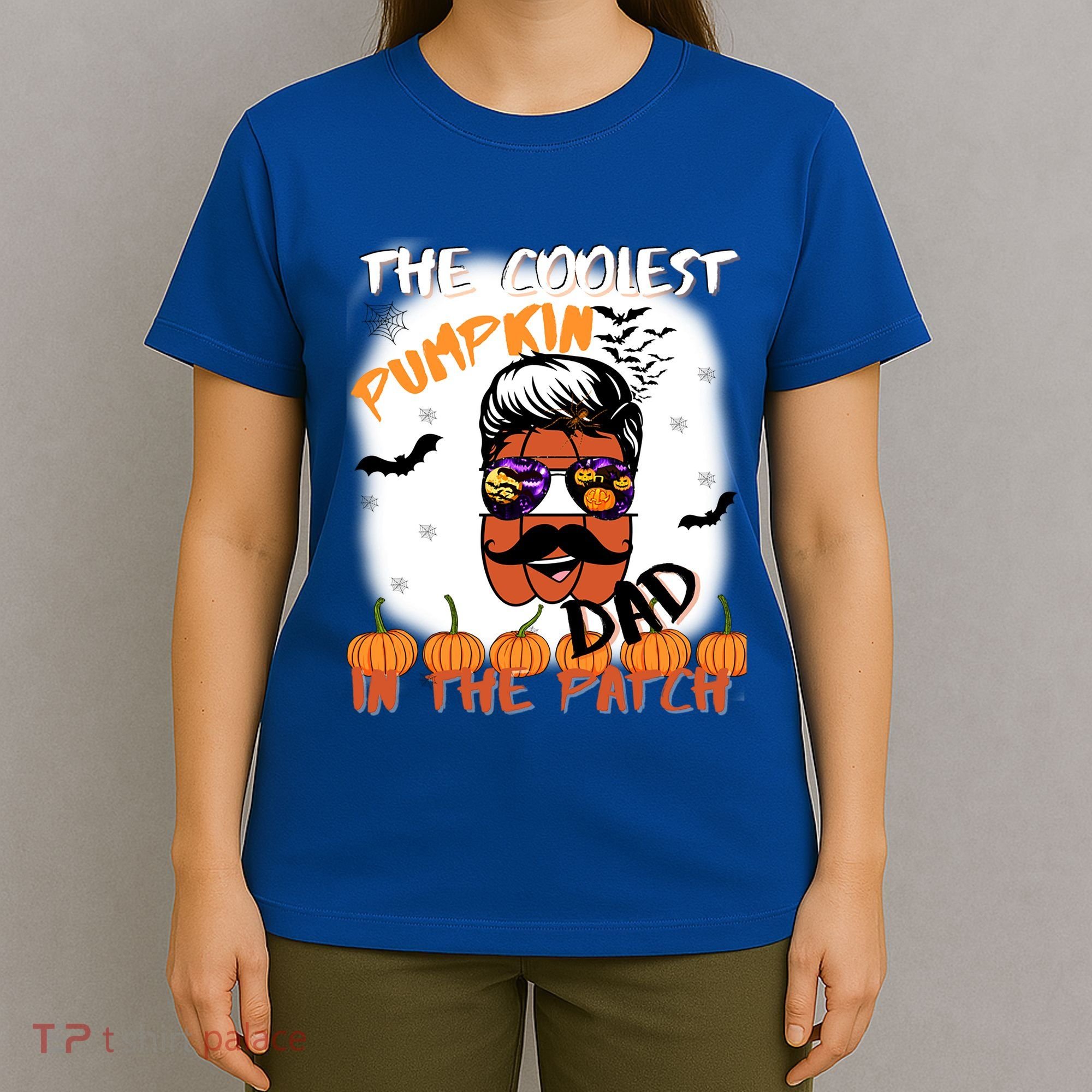 Coolest Pumpkin In The Patch Funny Halloween Dad Gift Cute Gift T-Shirt