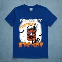 Coolest Pumpkin In The Patch Funny Halloween Dad Gift Cute Gift T-Shirt thumb 5
