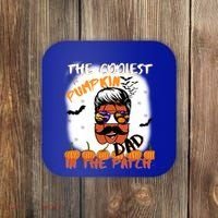 Coolest Pumpkin In The Patch Funny Halloween Dad Gift Cute Gift Coaster thumb 0