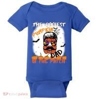 Coolest Pumpkin In The Patch Funny Halloween Dad Gift Cute Gift Baby Bodysuit thumb 0