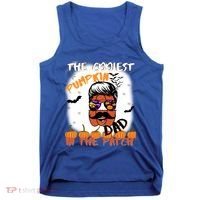 Coolest Pumpkin In The Patch Funny Halloween Dad Gift Cute Gift Tank Top thumb 0