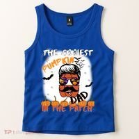 Coolest Pumpkin In The Patch Funny Halloween Dad Gift Cute Gift Tank Top thumb 2