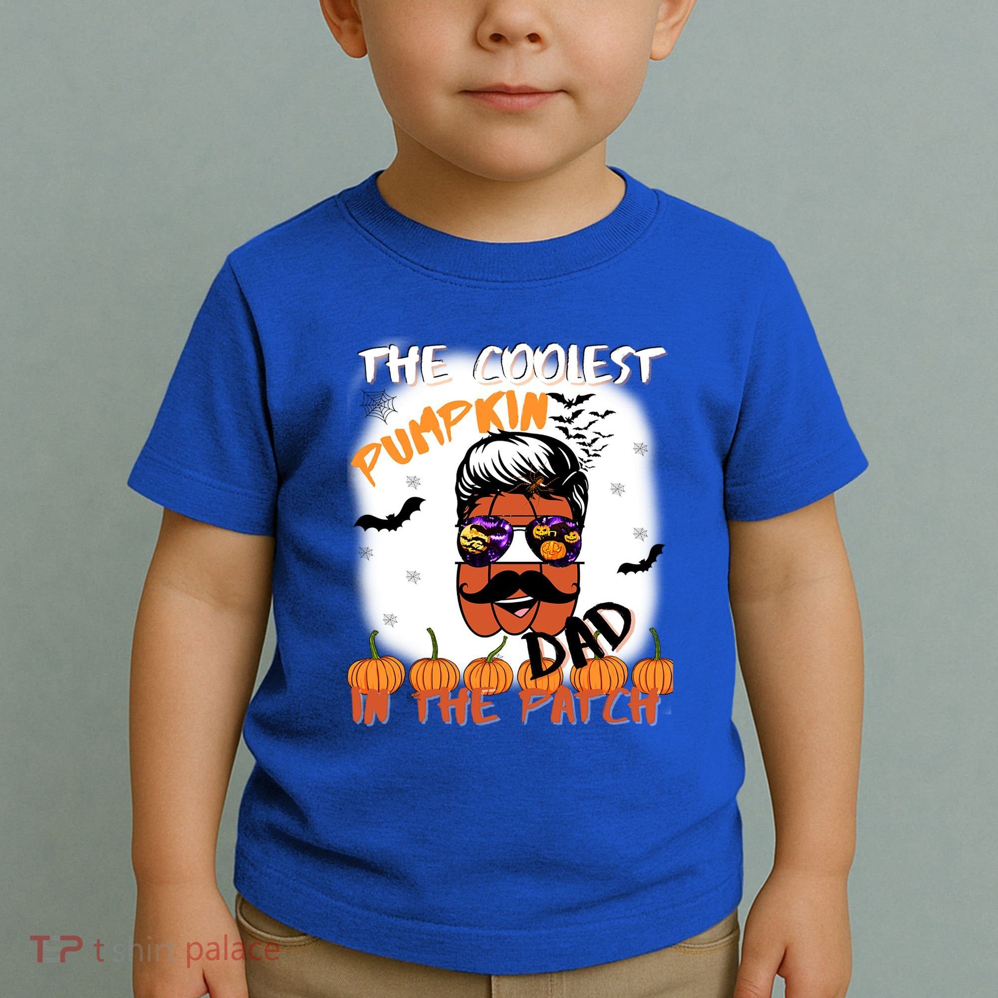 Coolest Pumpkin In The Patch Funny Halloween Dad Gift Cute Gift Toddler T-Shirt