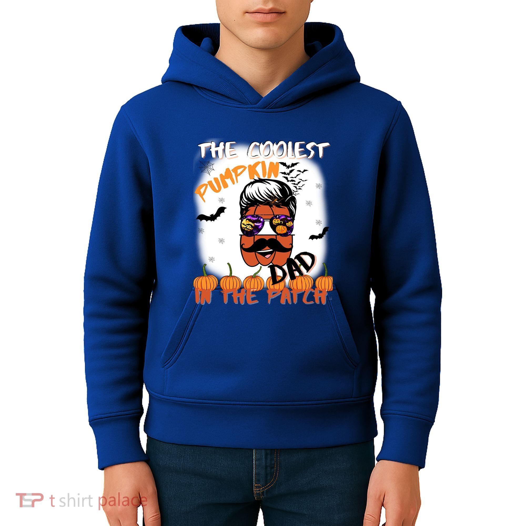 Coolest Pumpkin In The Patch Funny Halloween Dad Gift Cute Gift Kids Hoodie
