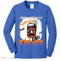 Coolest Pumpkin In The Patch Funny Halloween Dad Gift Cute Gift Kids Long Sleeve Shirt thumb 0