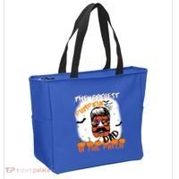 Coolest Pumpkin In The Patch Funny Halloween Dad Gift Cute Gift Tote Bag thumb 2